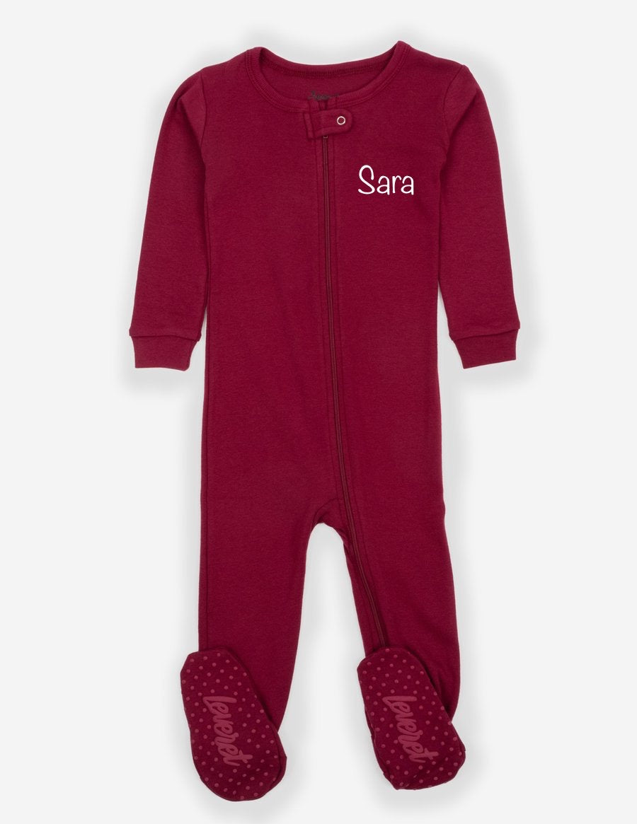 Personalized Baby Onesie- Maroon